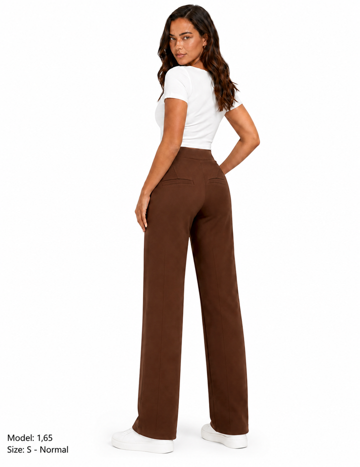Pantalon droit confortable Celina